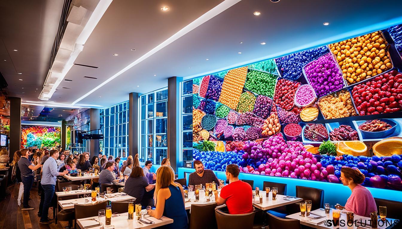 LED Wall for Restaurants, Cafes and Bars in New Haven