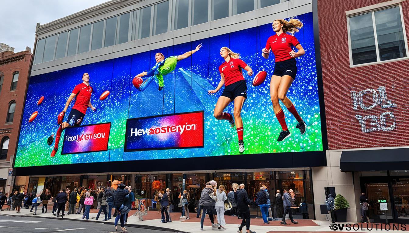 LED Wall for Shopping Malls in New Haven