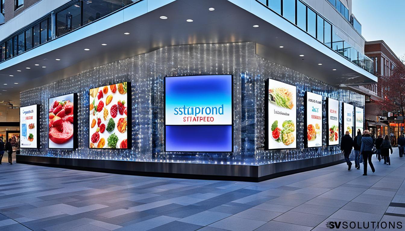LED Wall for Shopping Malls in Stamford