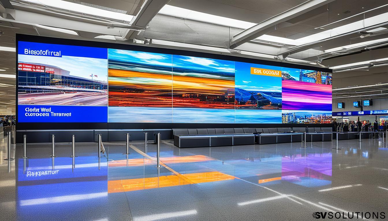 LED Wall for Airports in Bridgeport