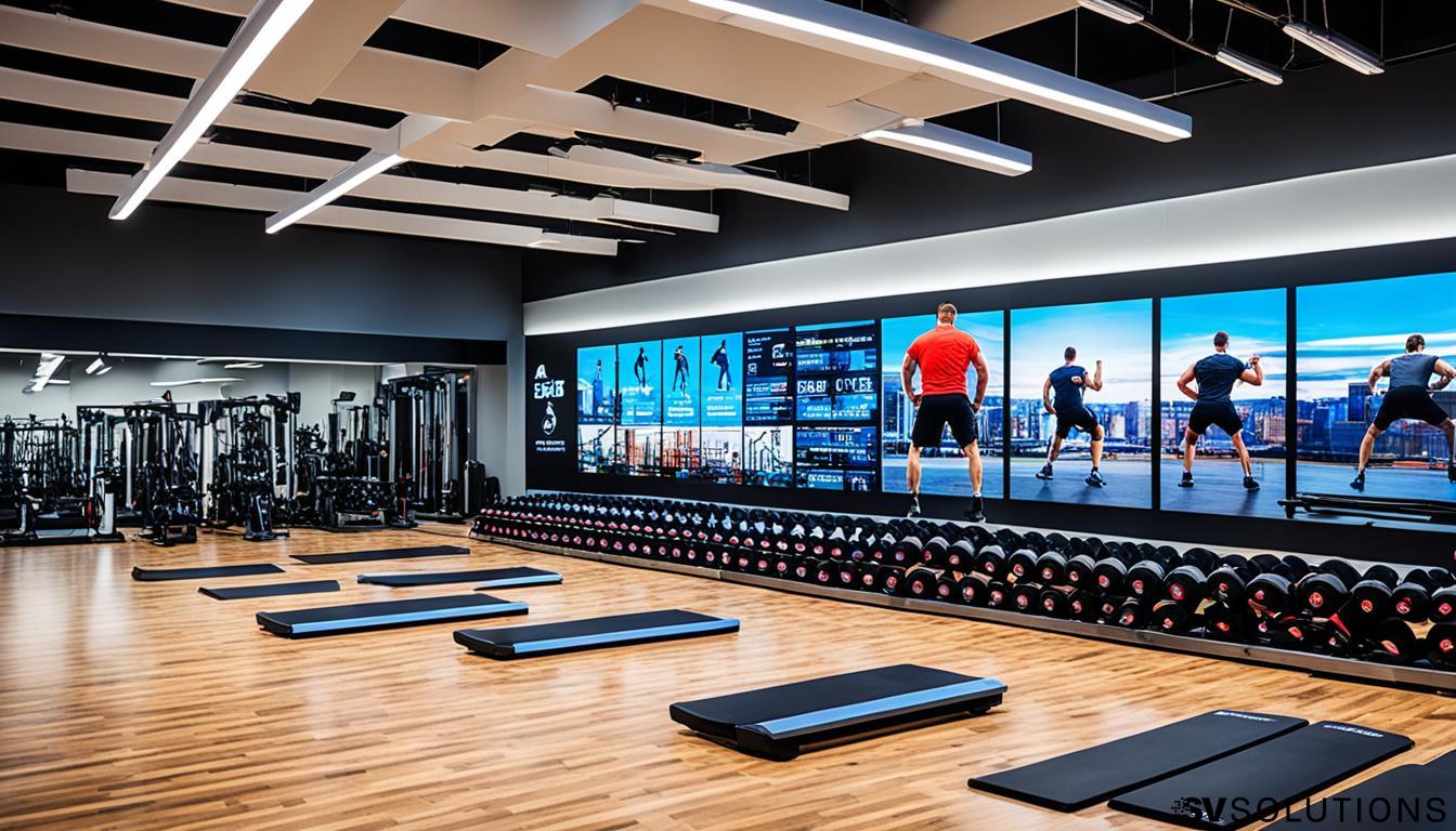 LED Wall for Gyms in Bridgeport