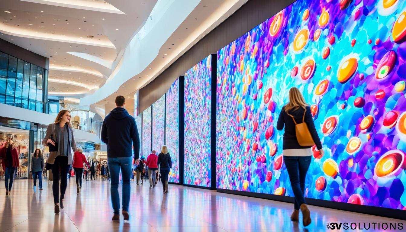 LED Wall for Shopping Malls in Bridgeport