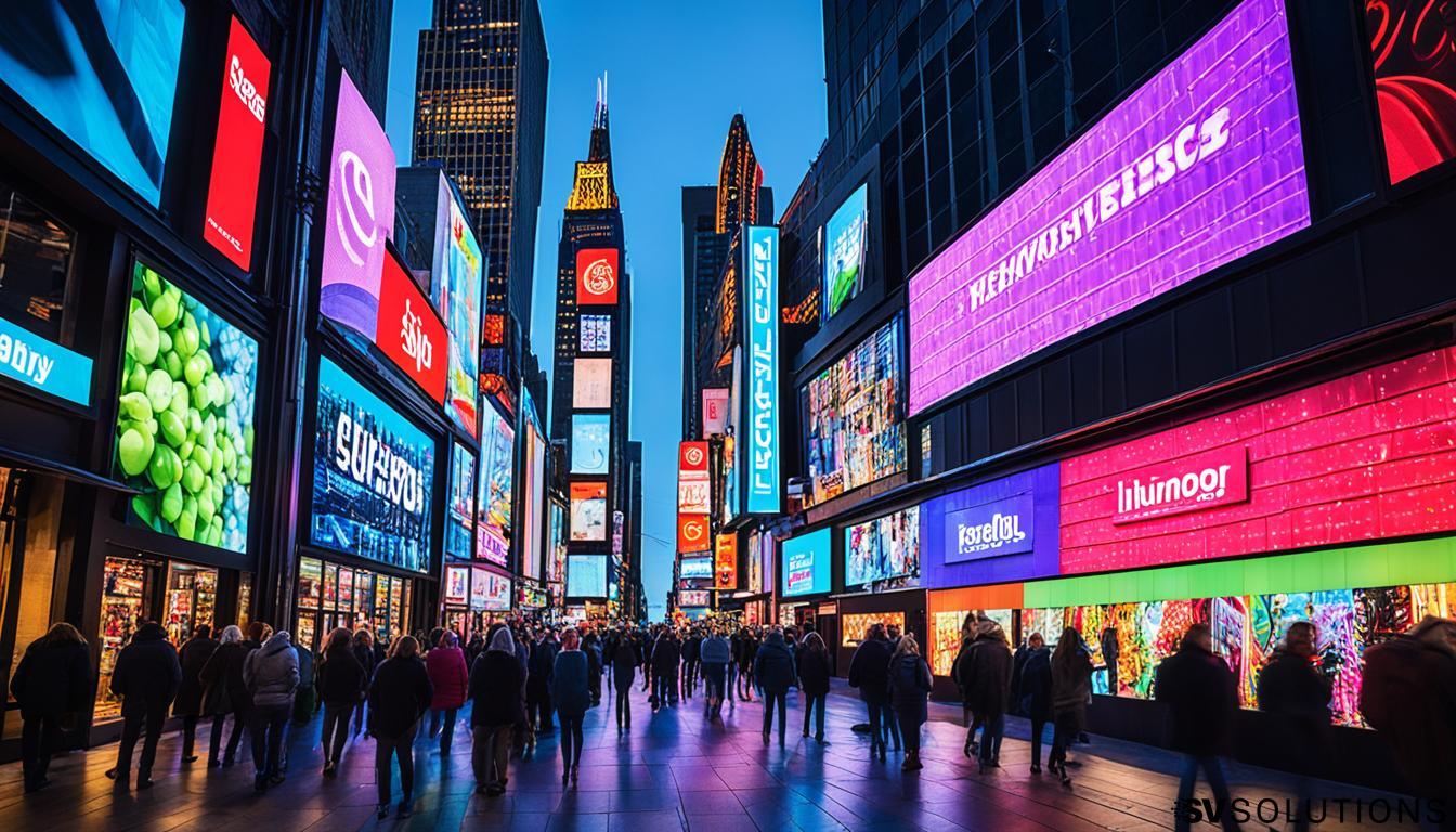 LED Wall for Storefront Advertising in Bridgeport