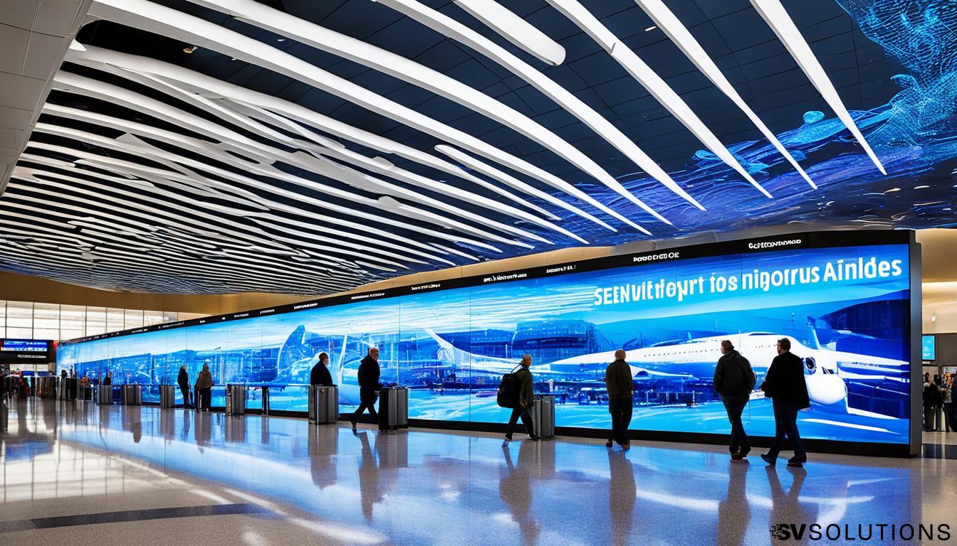 LED Wall for Airports in Hartford