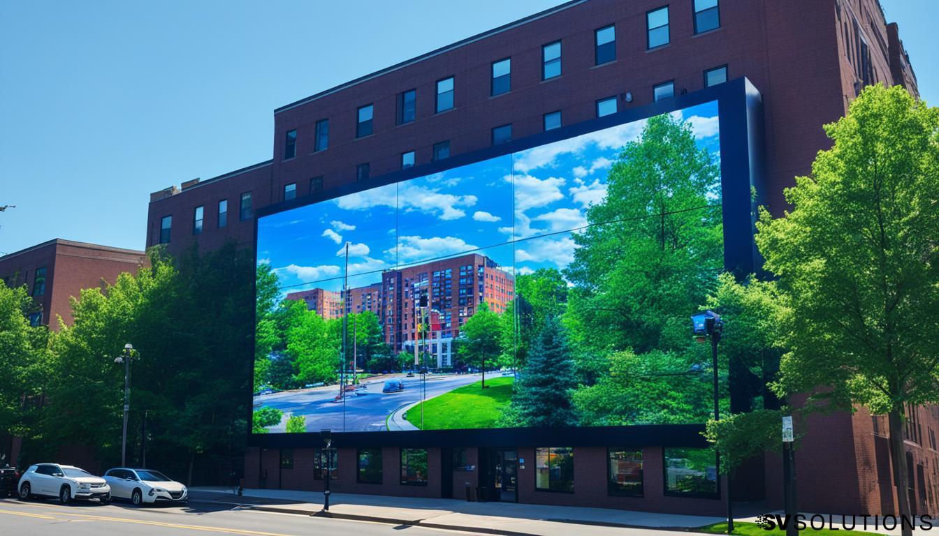 LED Wall for Apartment Buildings in Hartford