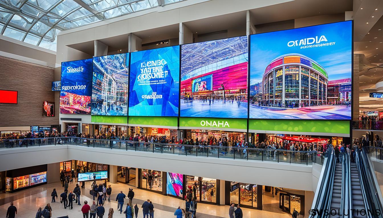 LED Wall for Shopping Malls in Omaha