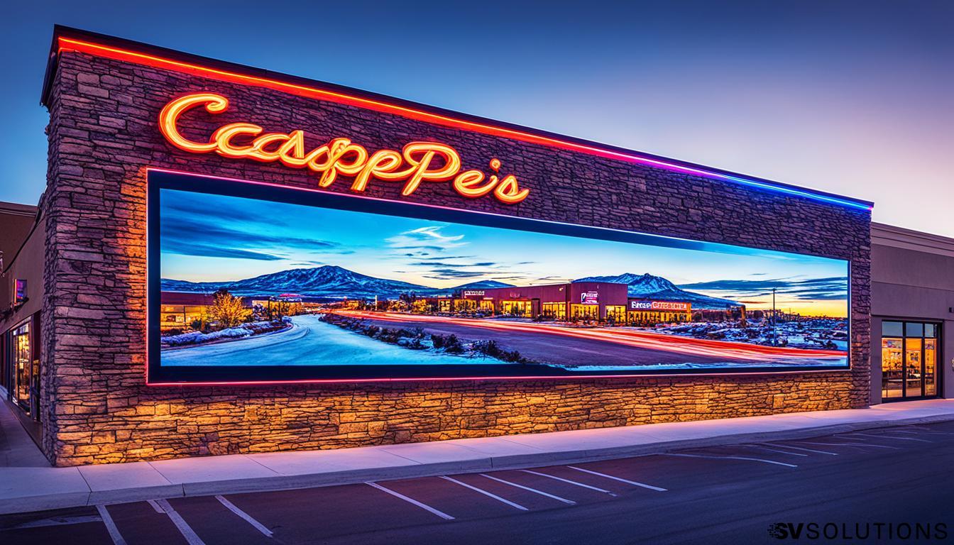 LED Wall for Storefront Advertising in Casper
