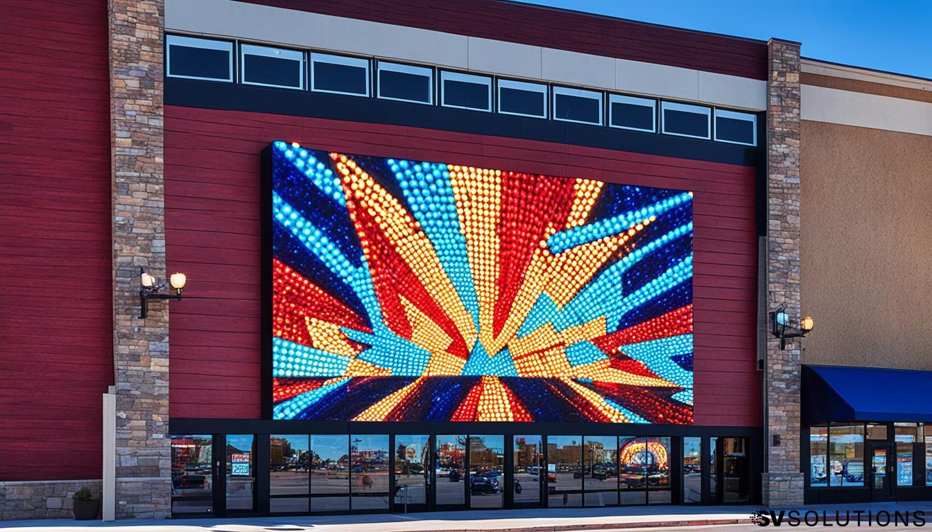 LED Wall for Storefront Advertising in Laramie