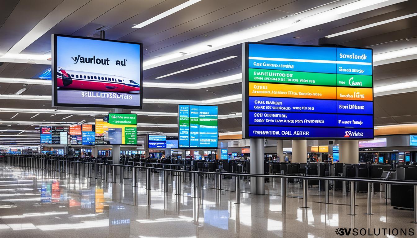 LED Wall for Airports in Grand Island