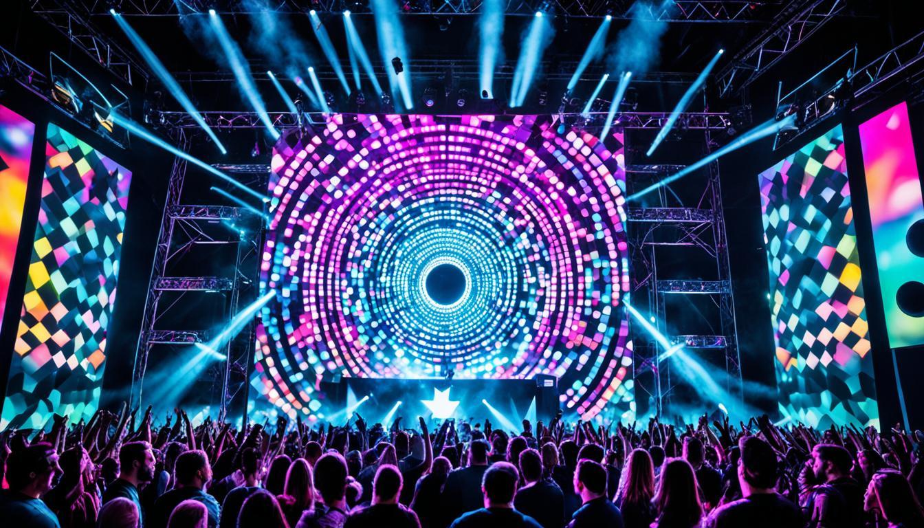 LED Wall for DJs in Rock Springs