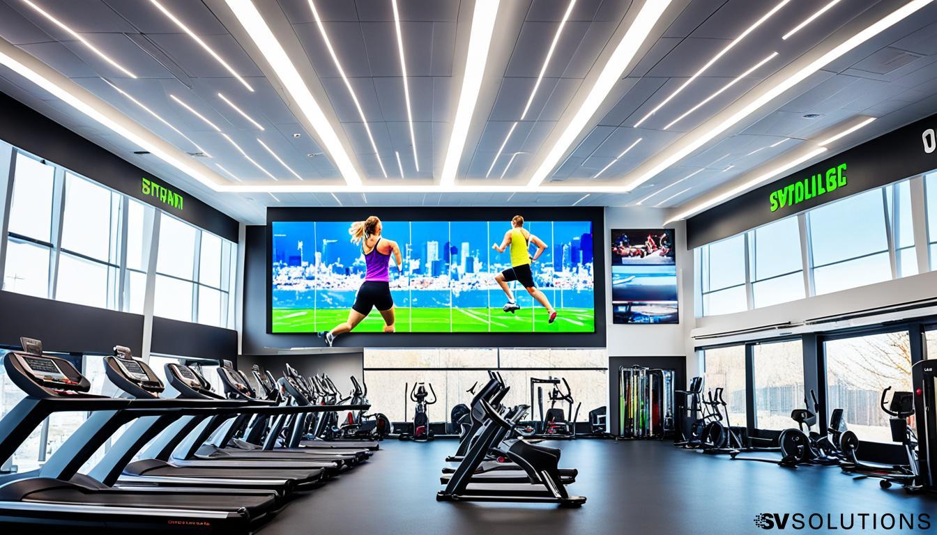 LED Wall for Gyms in Grand Island