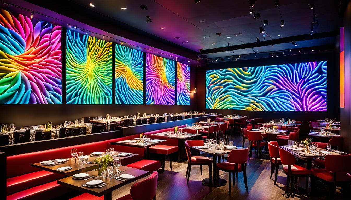 LED Wall for Restaurants, Cafes and Bars in Bellevue