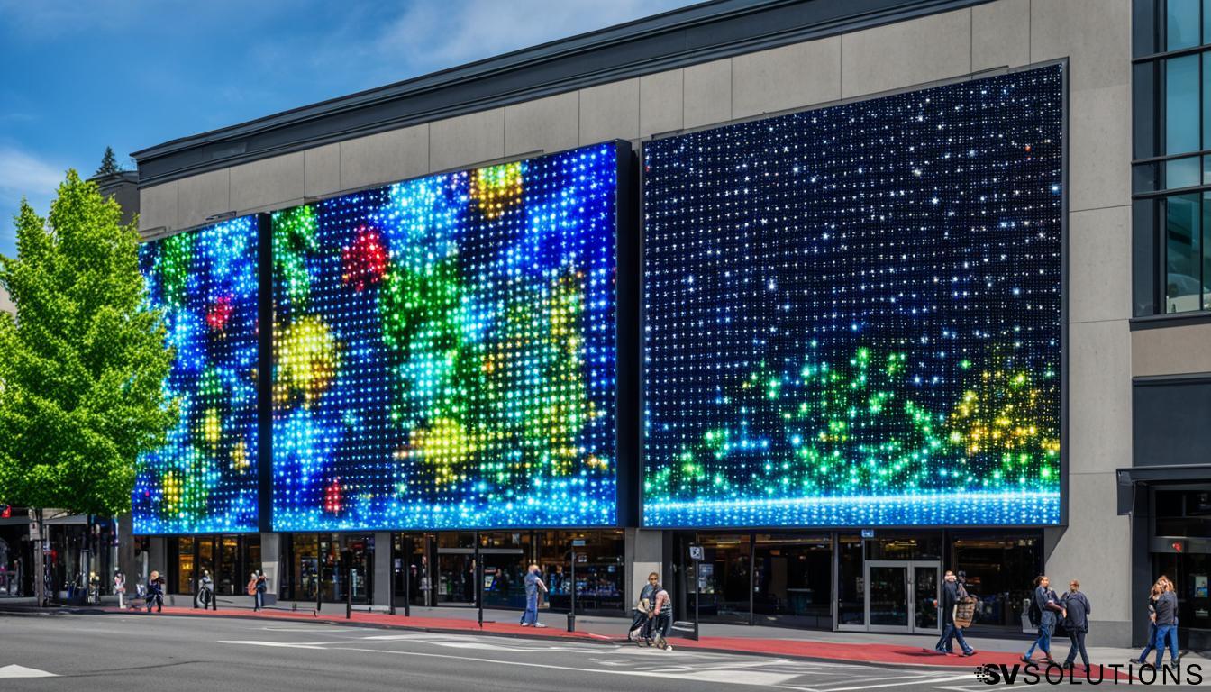 LED Wall for Storefront Advertising in Bellevue