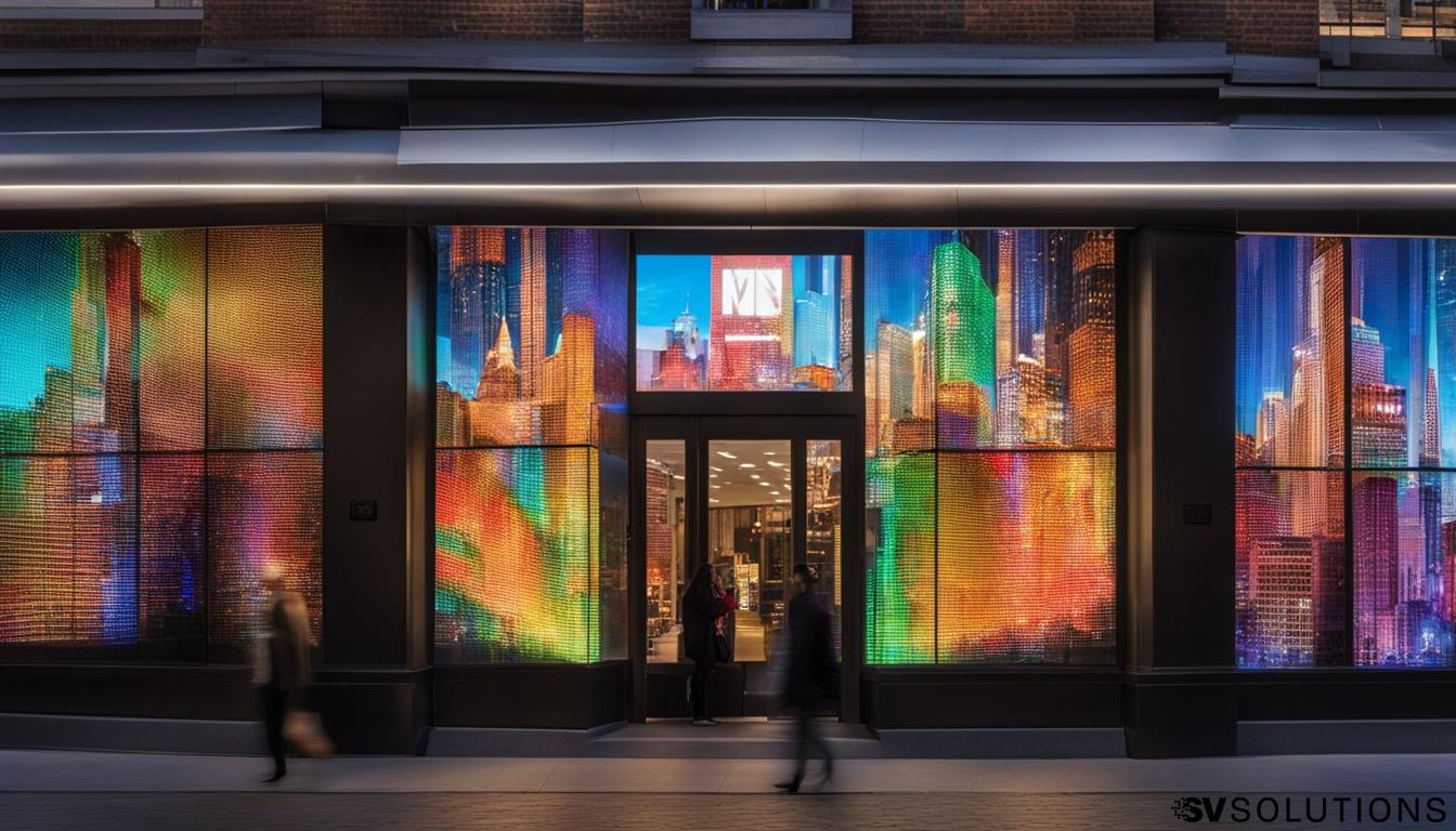 LED Wall for Storefront Advertising in Grand Island