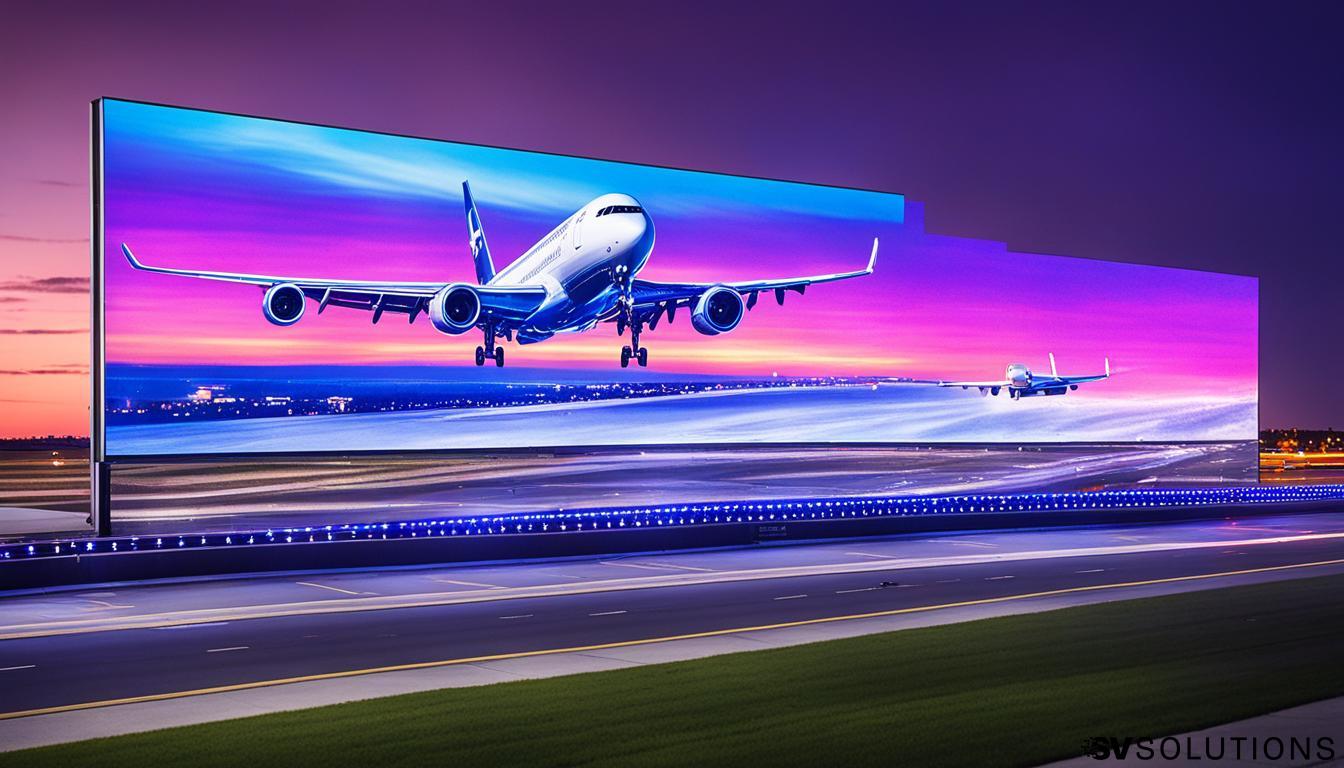 LED Wall for Airports in Evanston