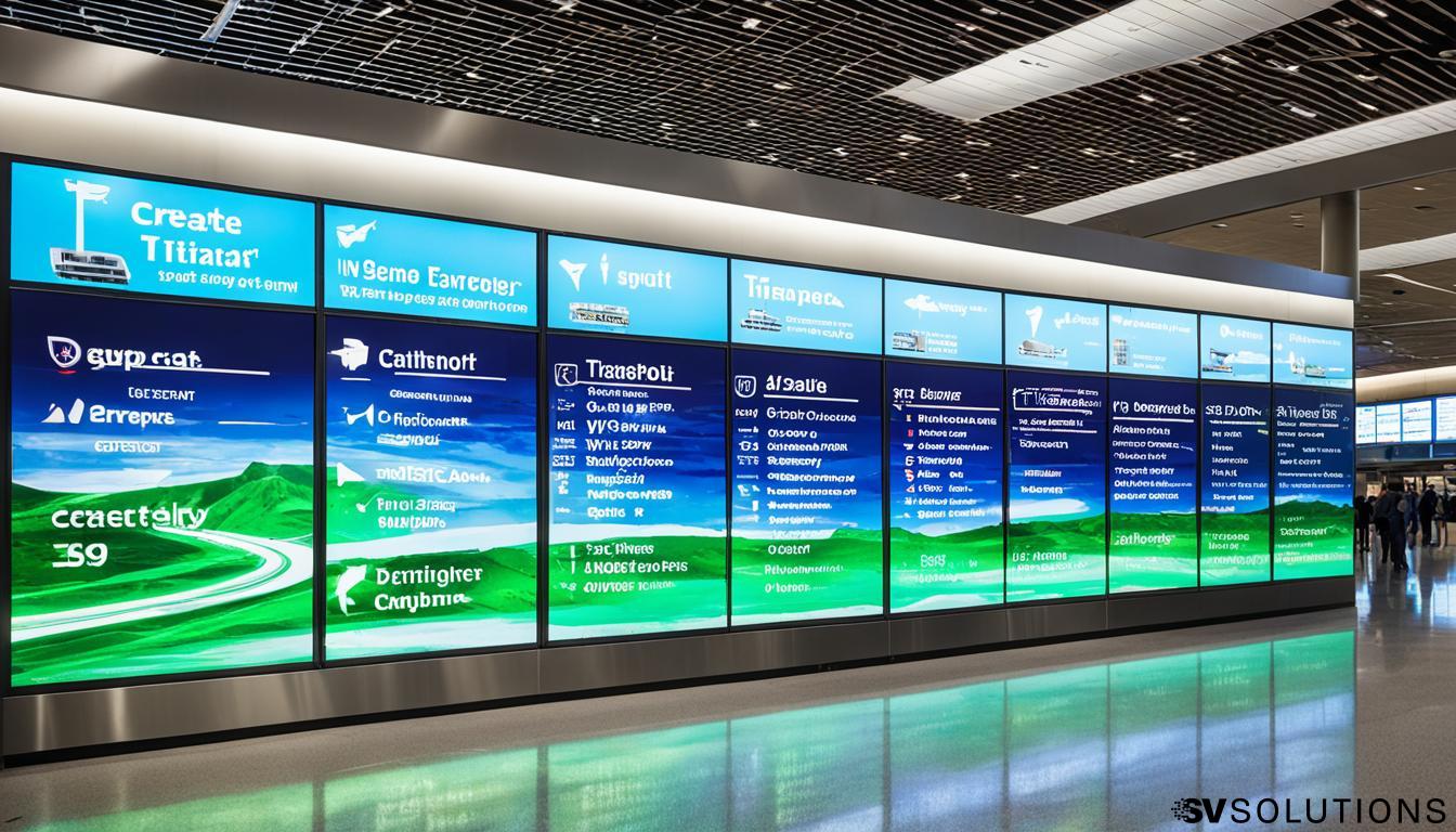 LED Wall for Airports in Green River