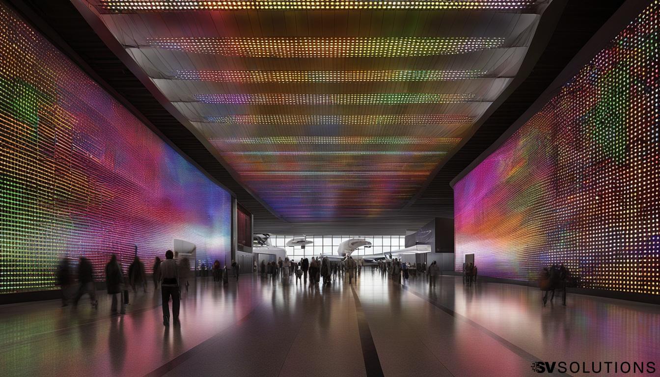 LED Wall for Airports in Sheridan