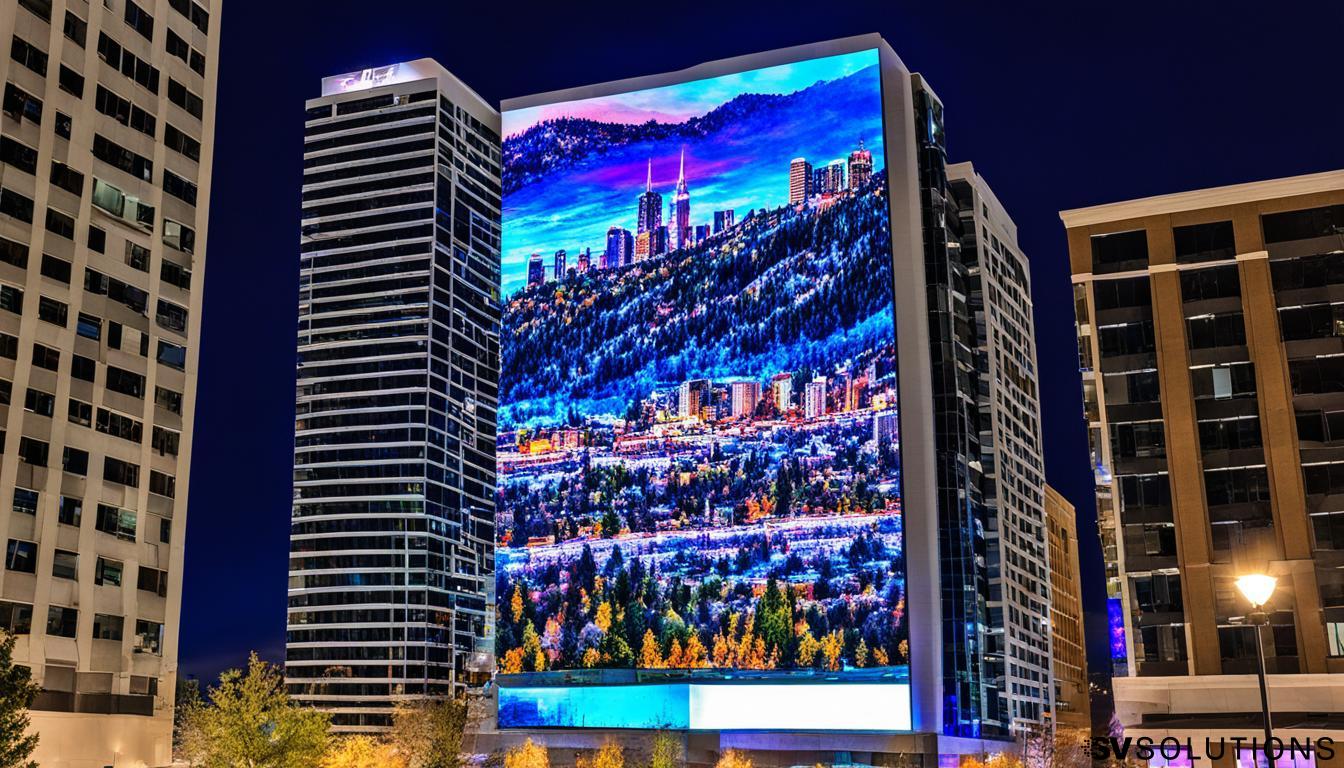 LED Wall for Apartment Buildings in Rock Springs