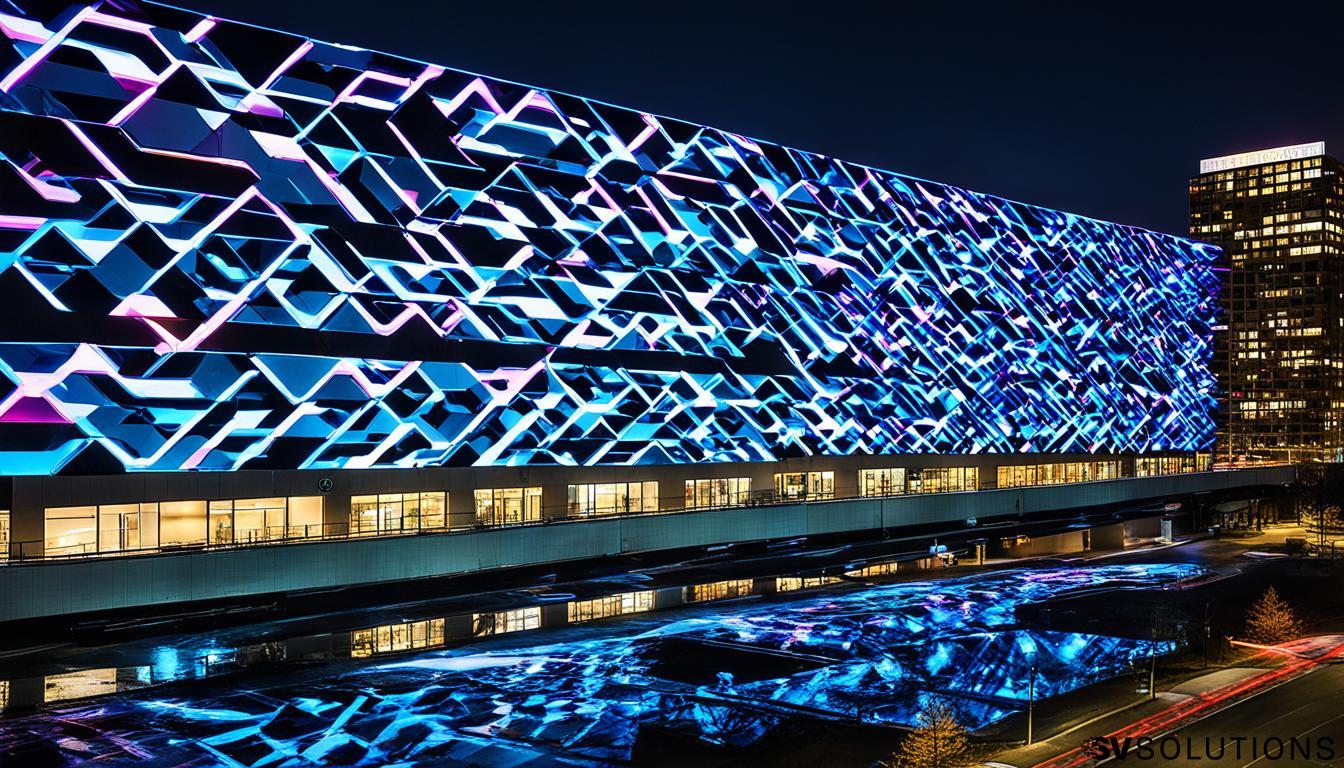 LED Wall for Apartment Buildings in Waterbury