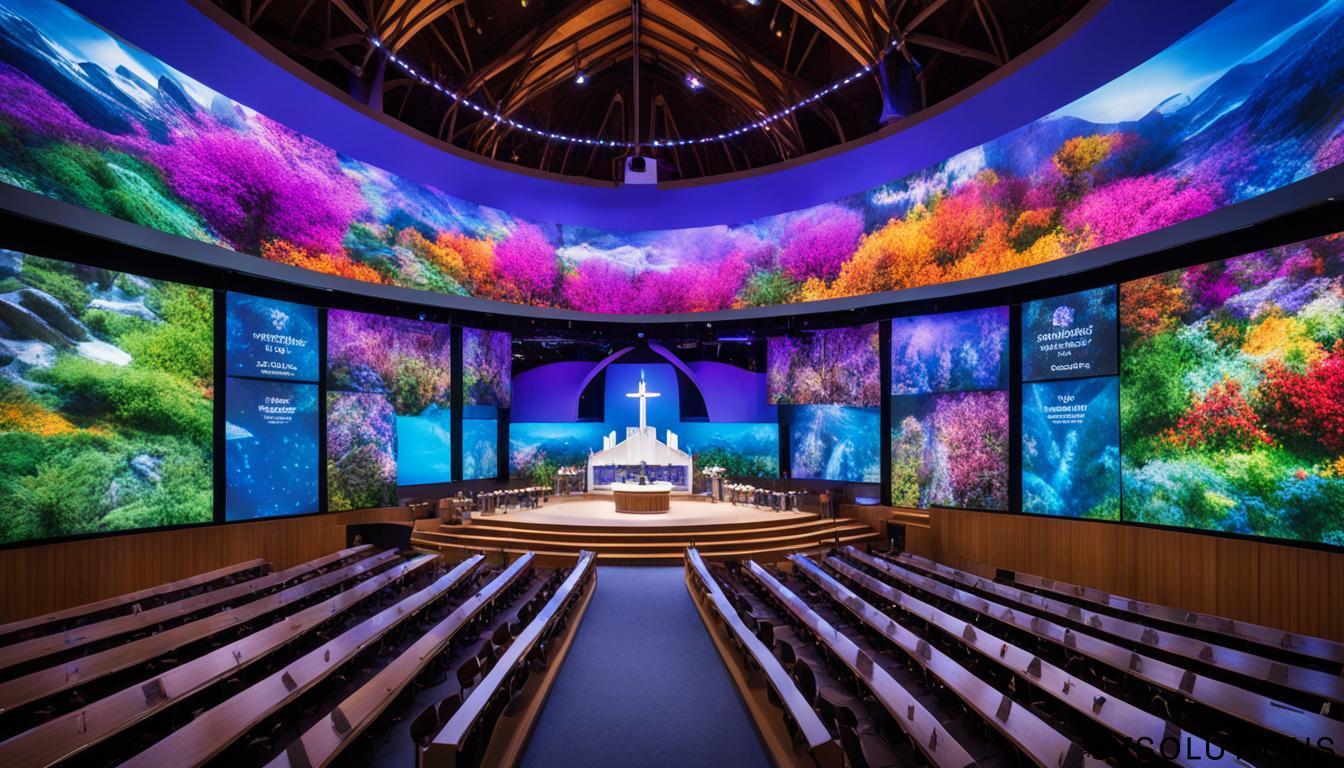 LED Wall for Churches in Evanston