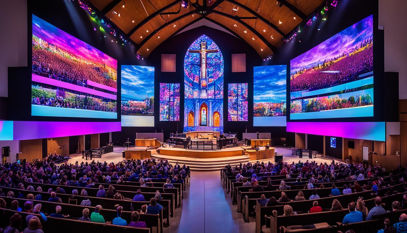 LED Wall for Churches in Norwalk
