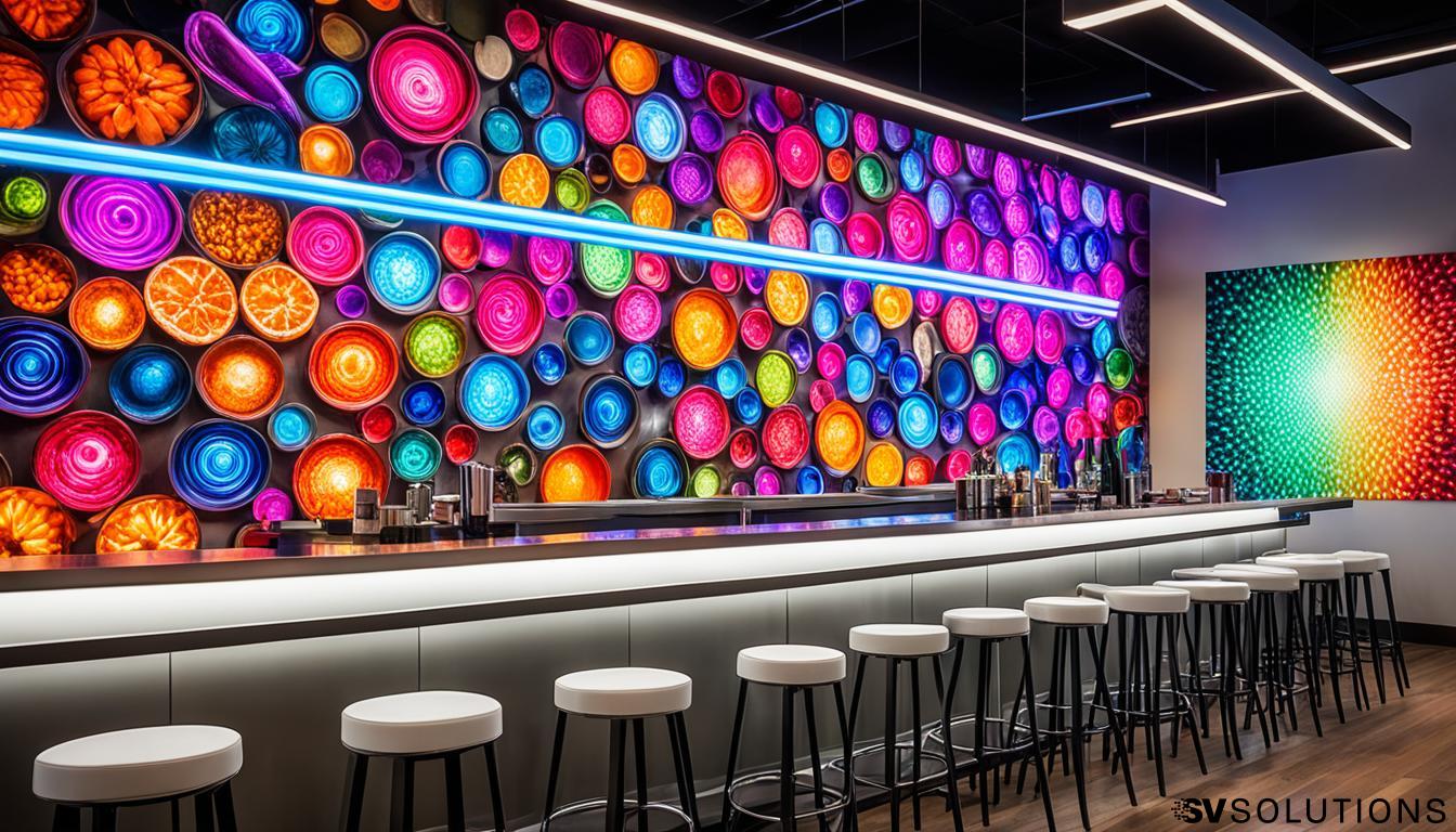 LED Wall for Restaurants, Cafes and Bars in Gillette