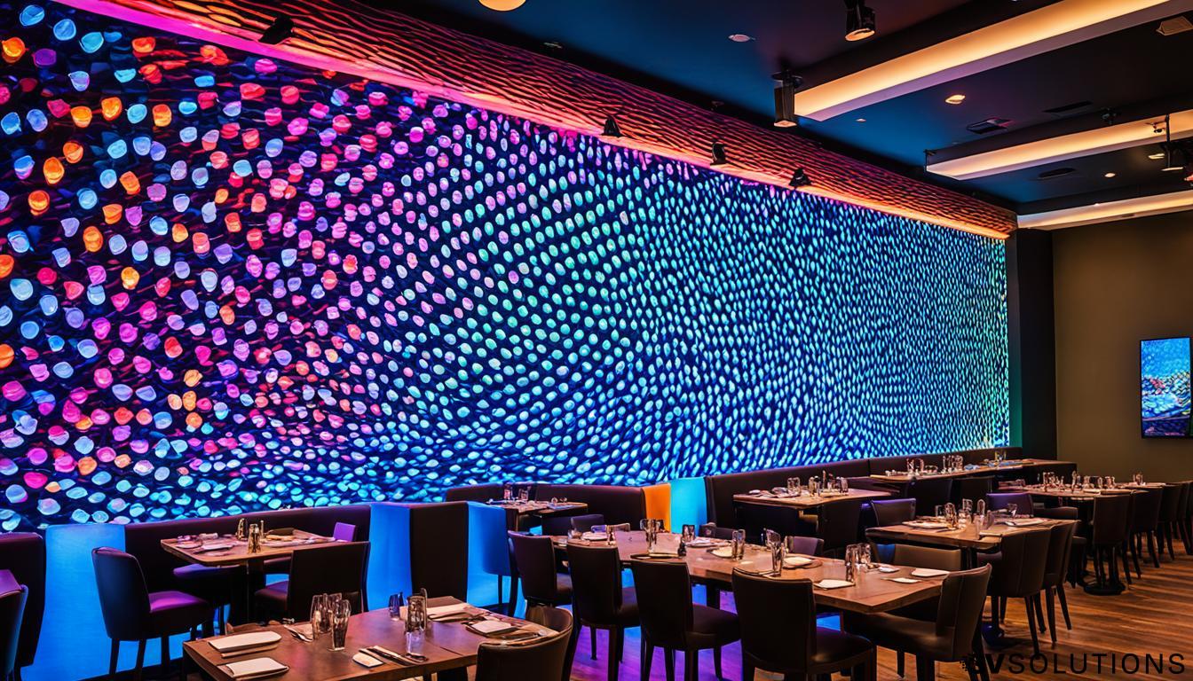 LED Wall for Restaurants, Cafes and Bars in Rock Springs