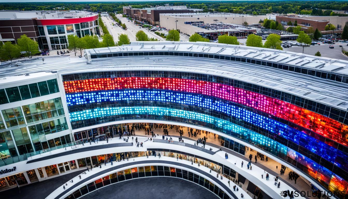 LED Wall for Shopping Malls in Evanston
