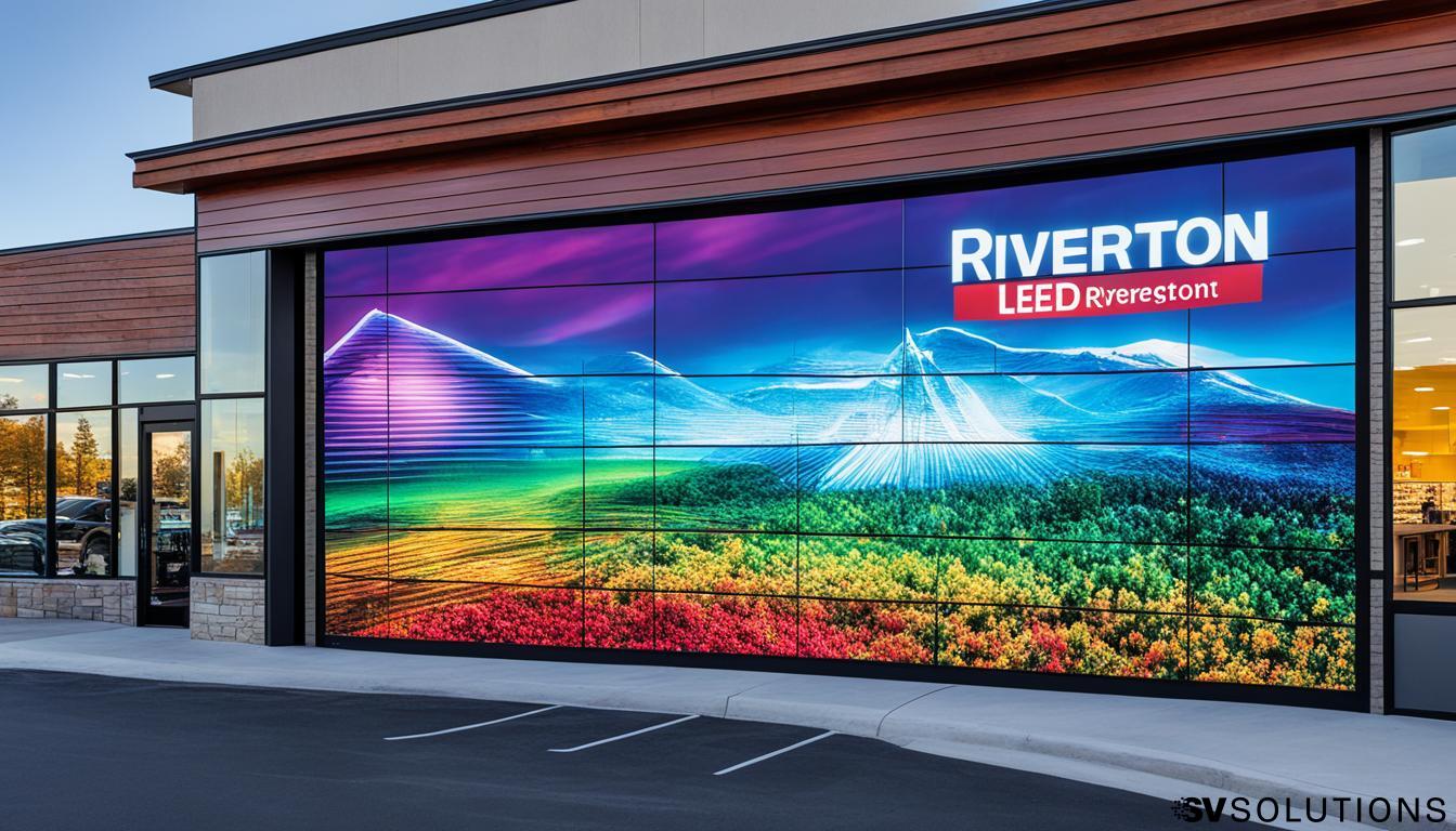 LED Wall for Storefront Advertising in Riverton