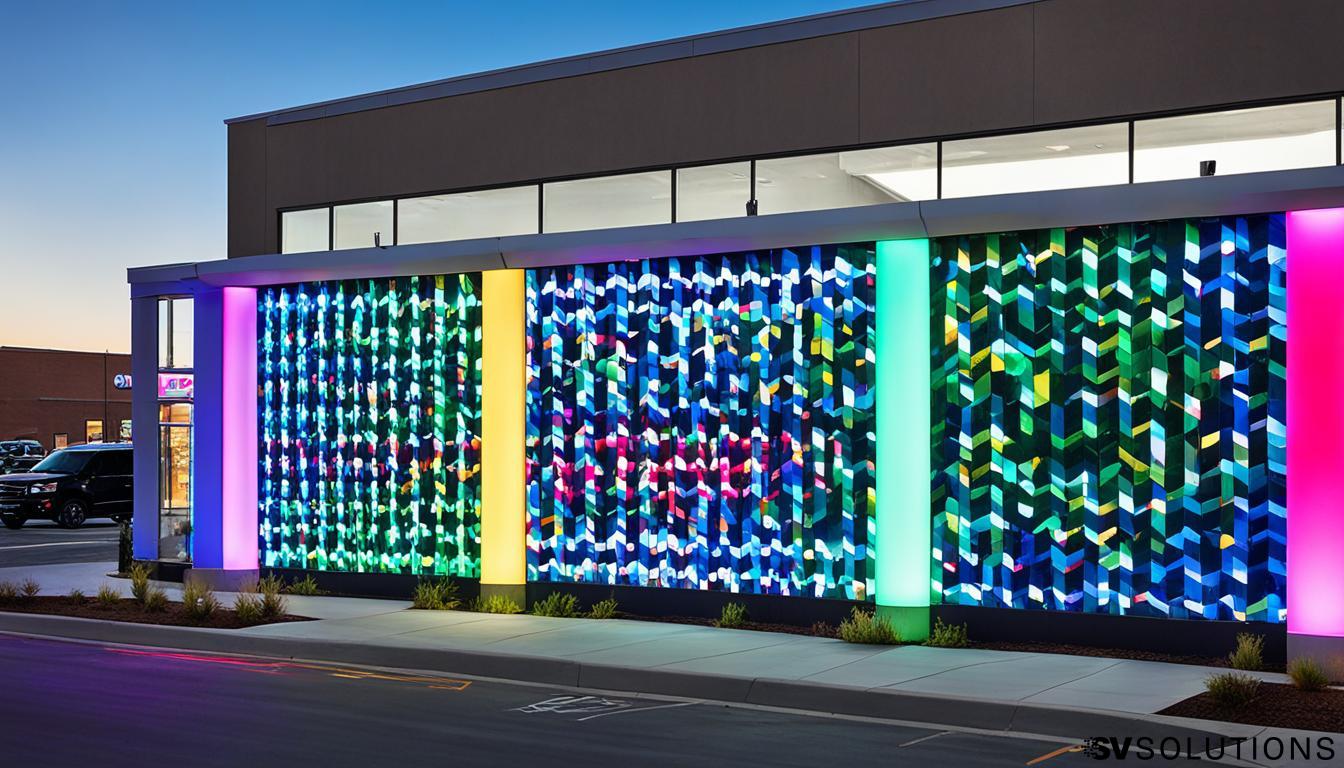 LED Wall for Storefront Advertising in Sheridan