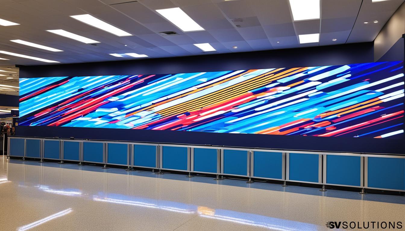 LED Wall for Airports in Lewistown