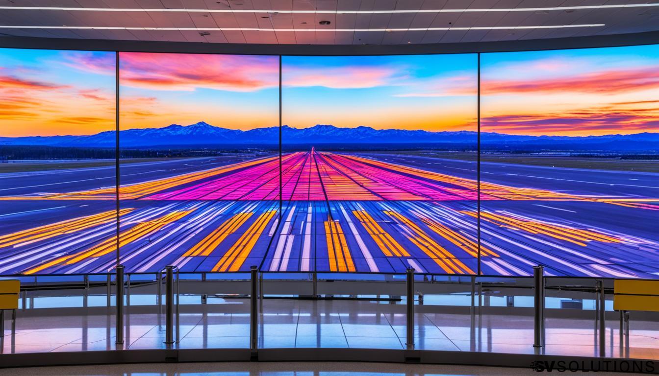LED Wall for Airports in Miles City
