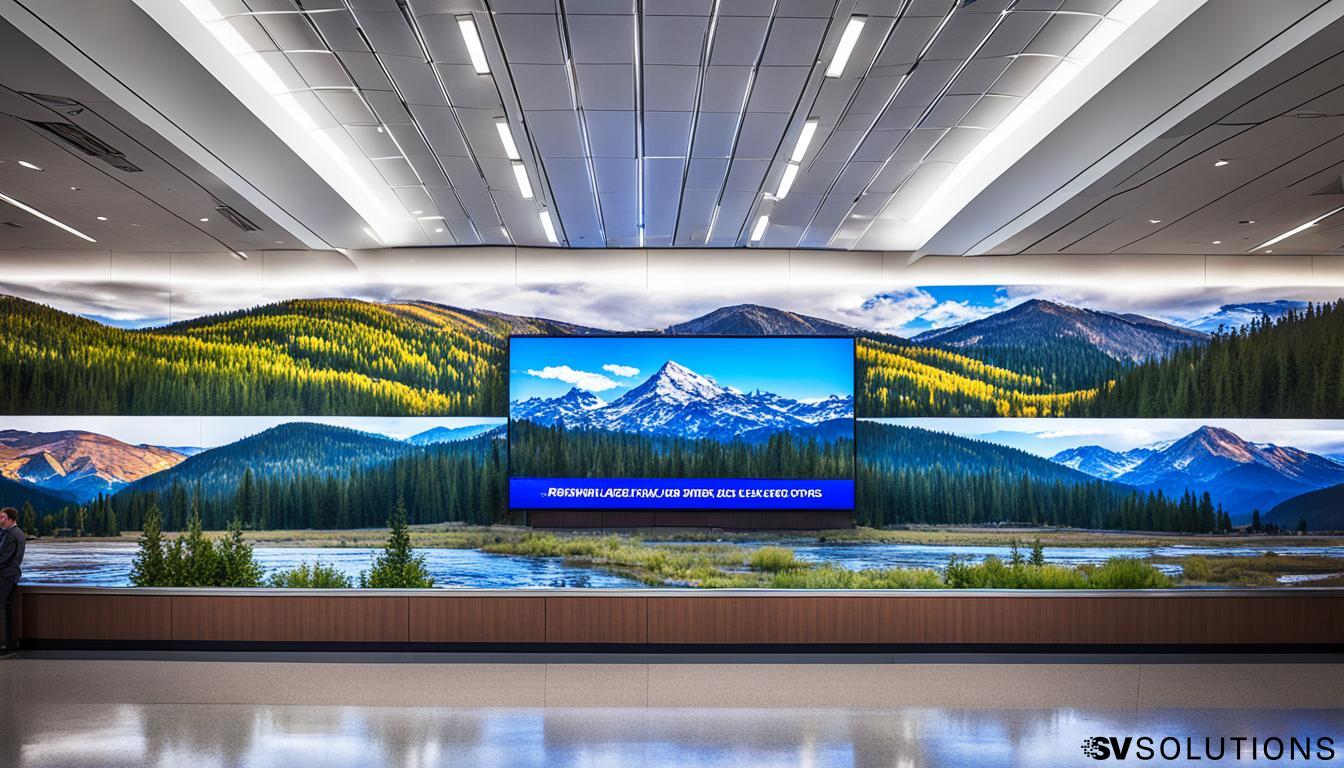 LED Wall for Airports in Missoula