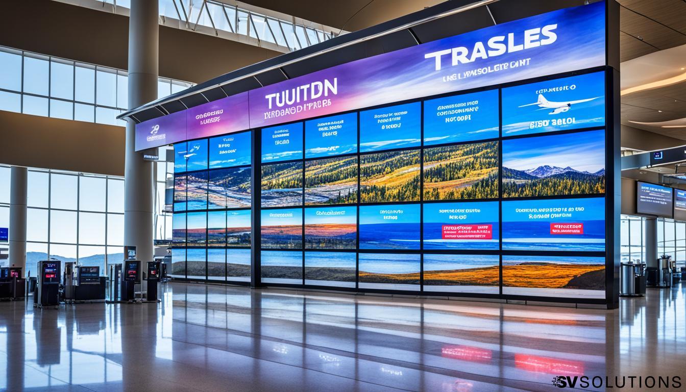 LED Wall for Airports in Polson