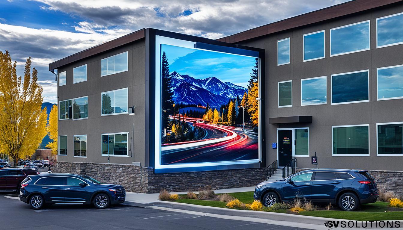 LED Wall for Apartment Buildings in Columbia Falls
