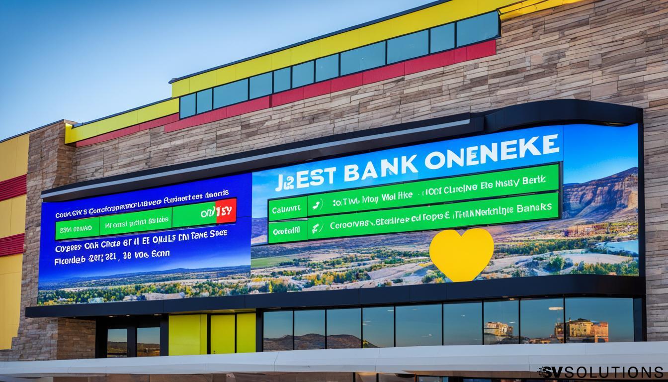 LED Wall for Banks in Glendive