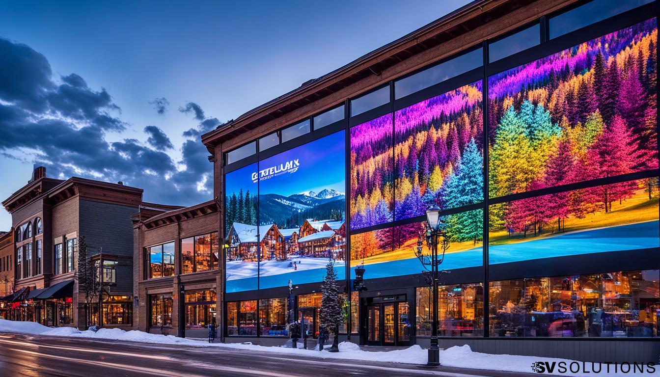 LED Wall for Banks in Whitefish