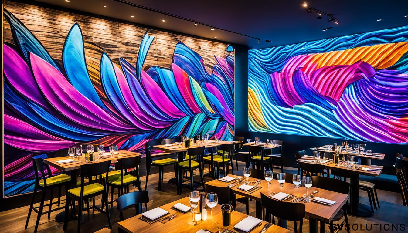 LED Wall for Restaurants, Cafes and Bars in Havre