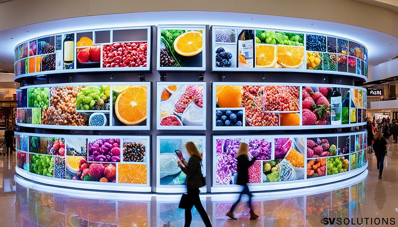 LED Wall for Shopping Malls in Columbia Falls