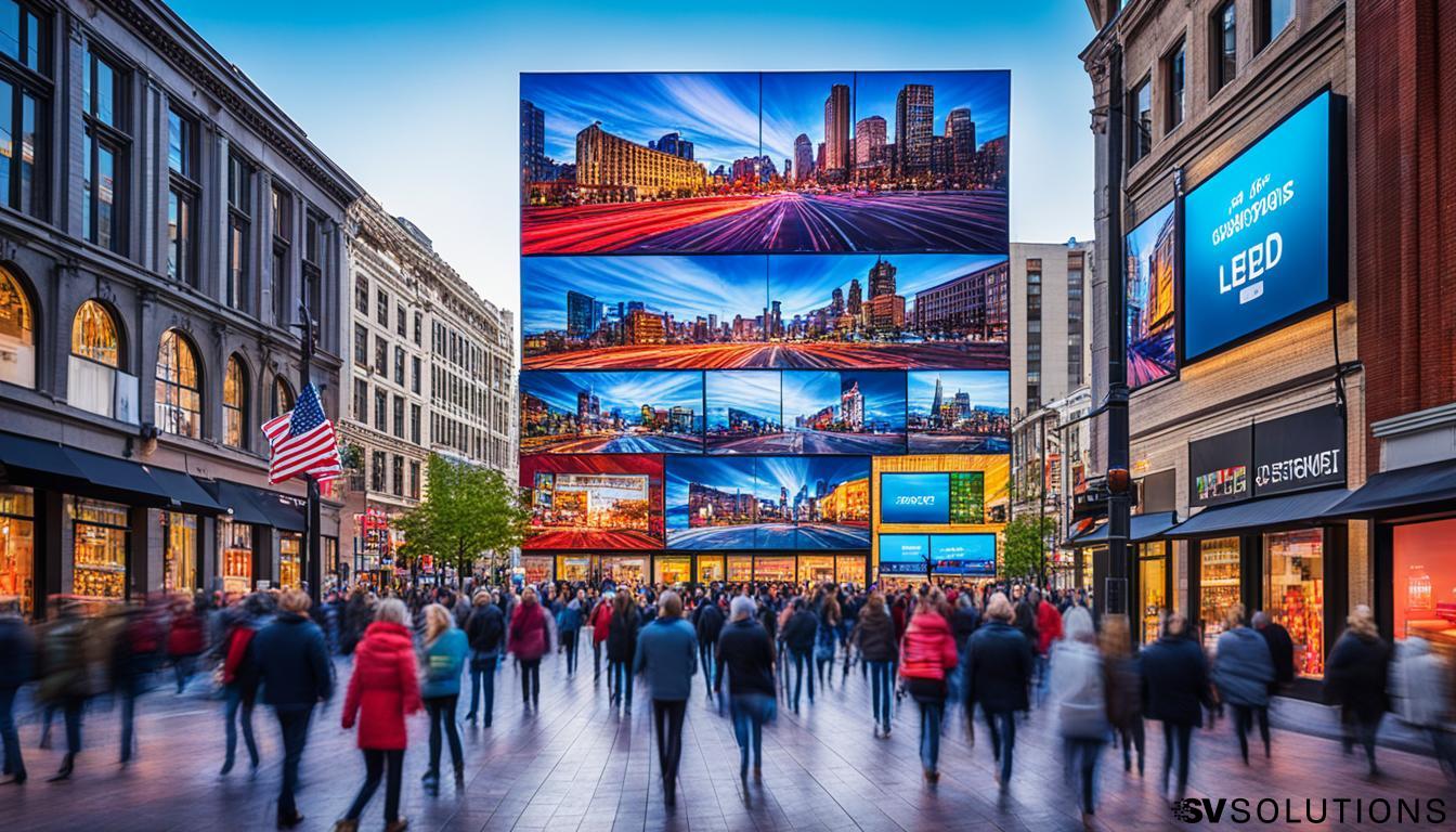 LED Wall for Storefront Advertising in Glendive