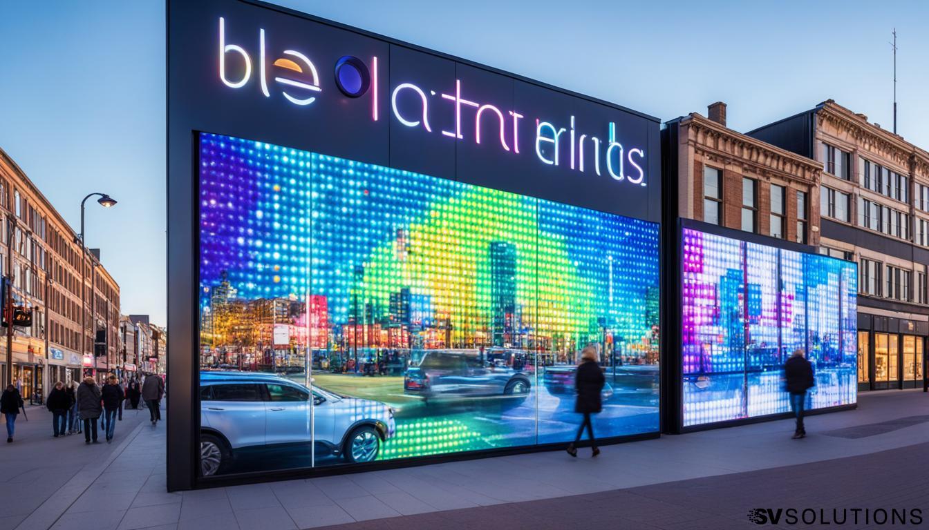 LED Wall for Storefront Advertising in Havre