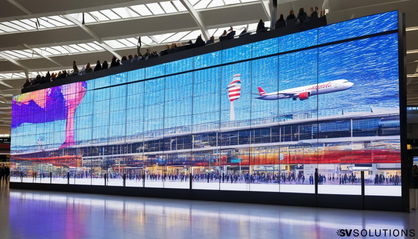 LED Wall for Airports in Bristol