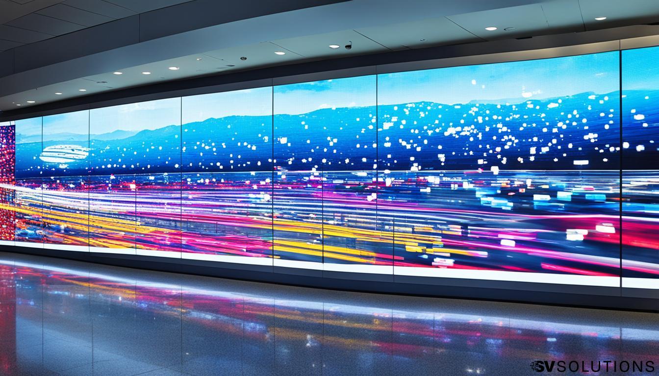 LED Wall for Airports in Milford