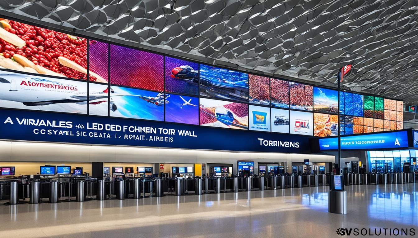 LED Wall for Airports in Torrington