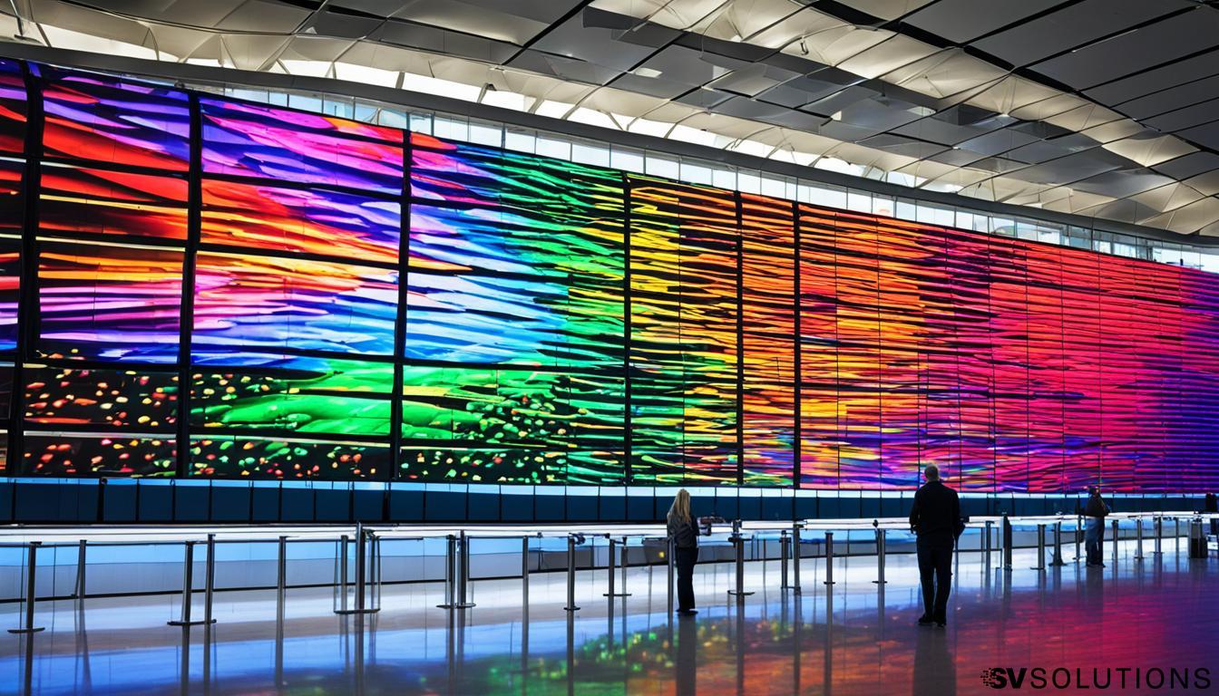 LED Wall for Airports in Worland