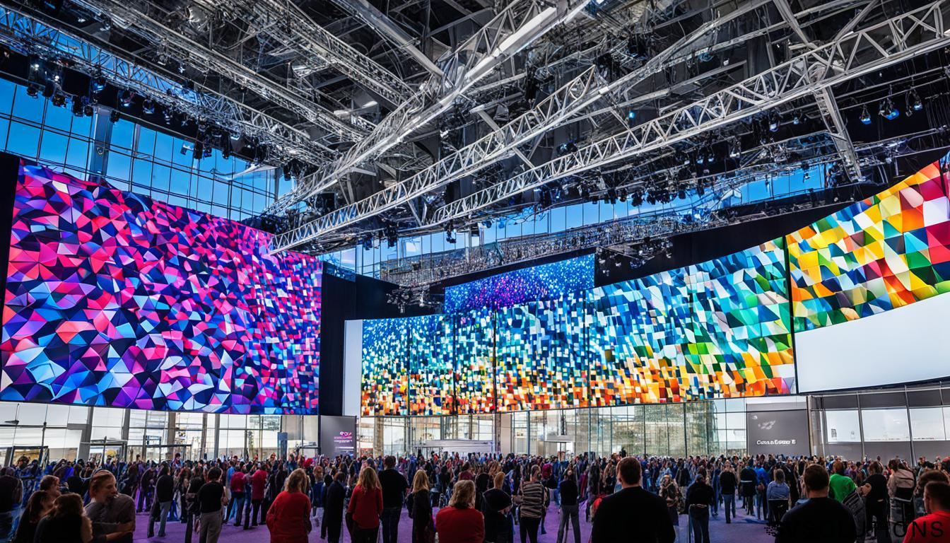 LED Wall for Conventions in Milford