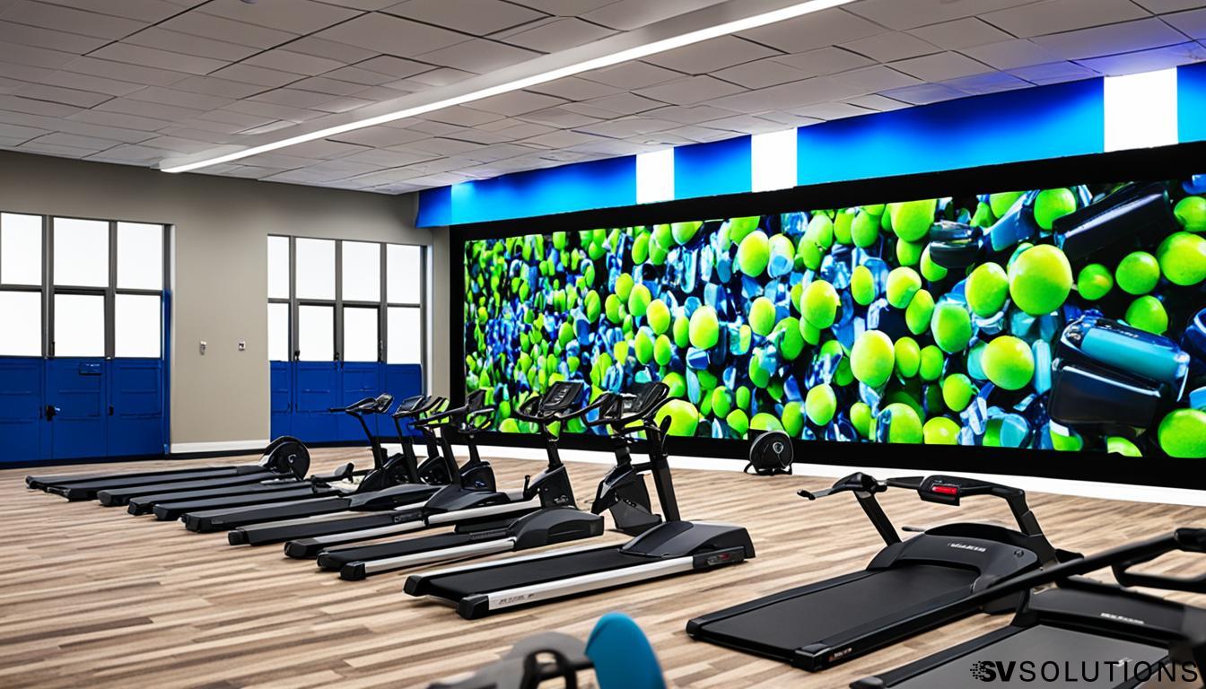 LED Wall for Gyms in West Haven