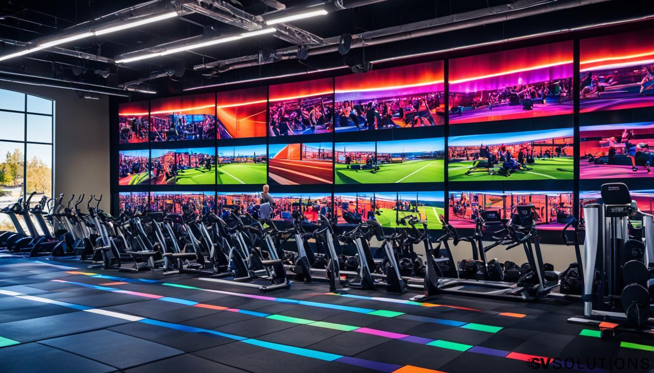 LED Wall for Gyms in Worland