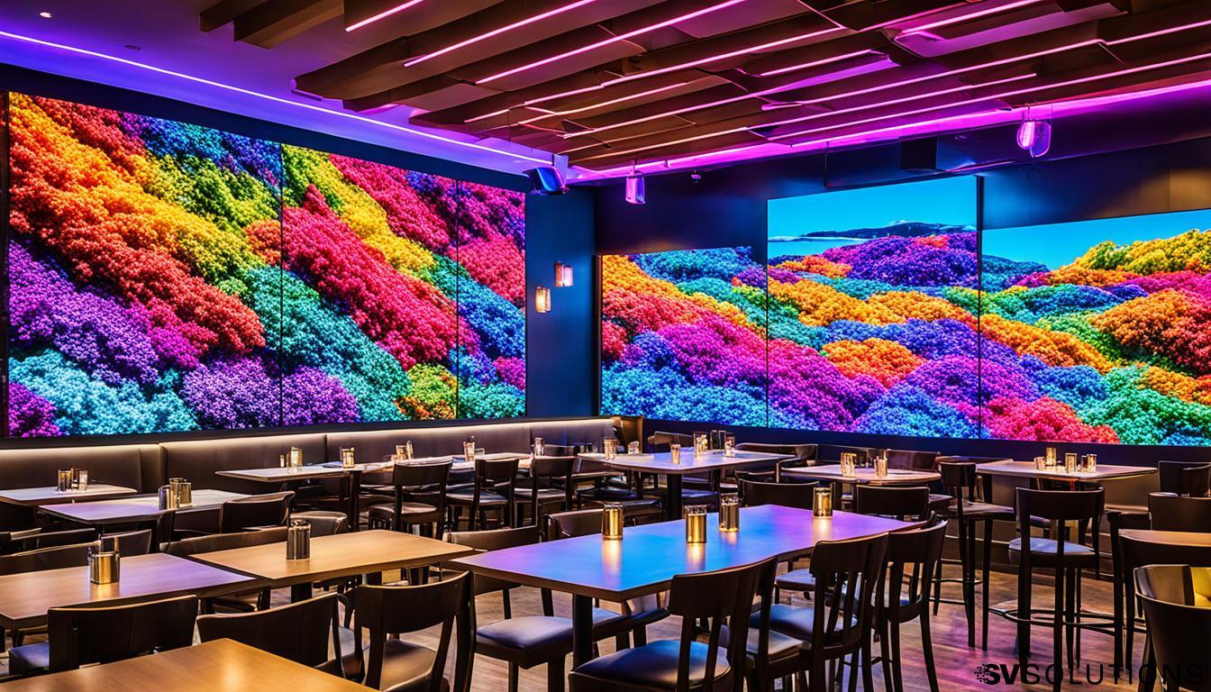 LED Wall for Restaurants, Cafes and Bars in Milford