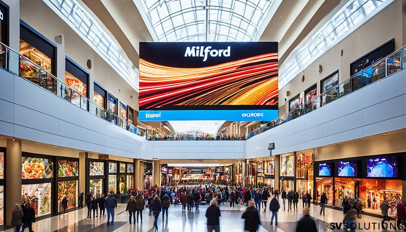 LED Wall for Shopping Malls in Milford